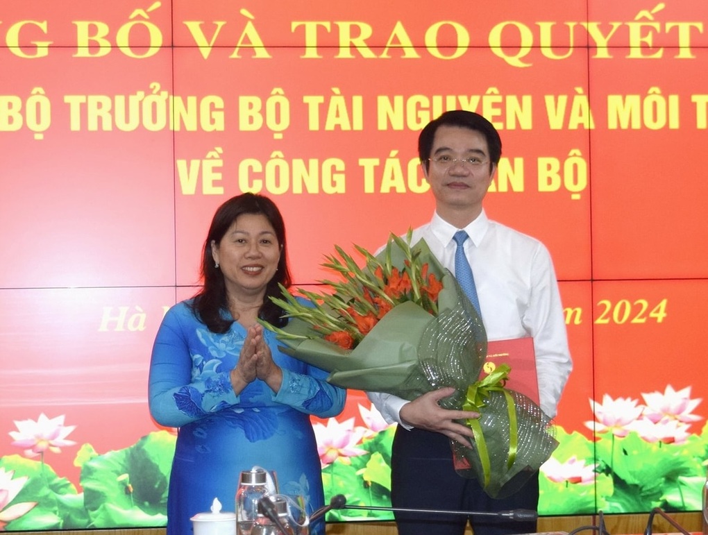 Bộ Tài nguyên và Môi trường bổ nhiệm Vụ trưởng Tổ chức cán bộ - 1 Bộ Tài nguyên và Môi trường bổ nhiệm Vụ trưởng Tổ chức cán bộ - 1