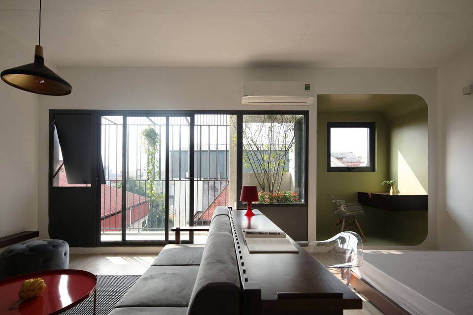 Nhà 7 tầng ở Hà Nội đẹp như tranh, mỗi phòng một phong cách độc đáo - 4