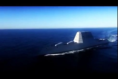 Siêu tàu khu trục tàng hình gia nhập Hải quân Mỹ