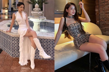 Chi Pu gây sốt với cách phối đồ với giày boots vừa đẹp, vừa sành điệu