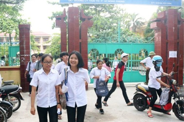 Hà Nam: Công bố điểm chuẩn đỗ vào THPT không chuyên năm học 2018 - 2019