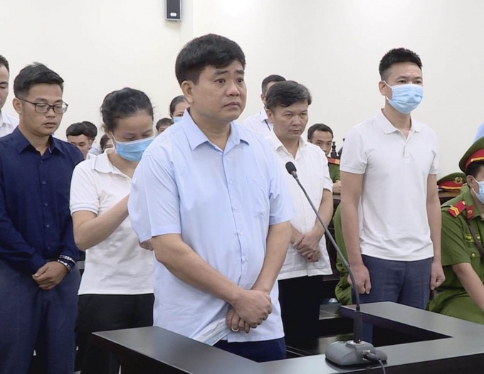 Bị cáo Nguyễn Đức Chung tại phiên tòa

