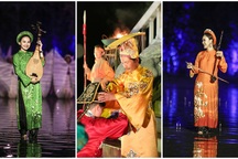 NSƯT Trung Anh vào vai vua, Bảo Thanh hoá thiếu nữ chơi đàn