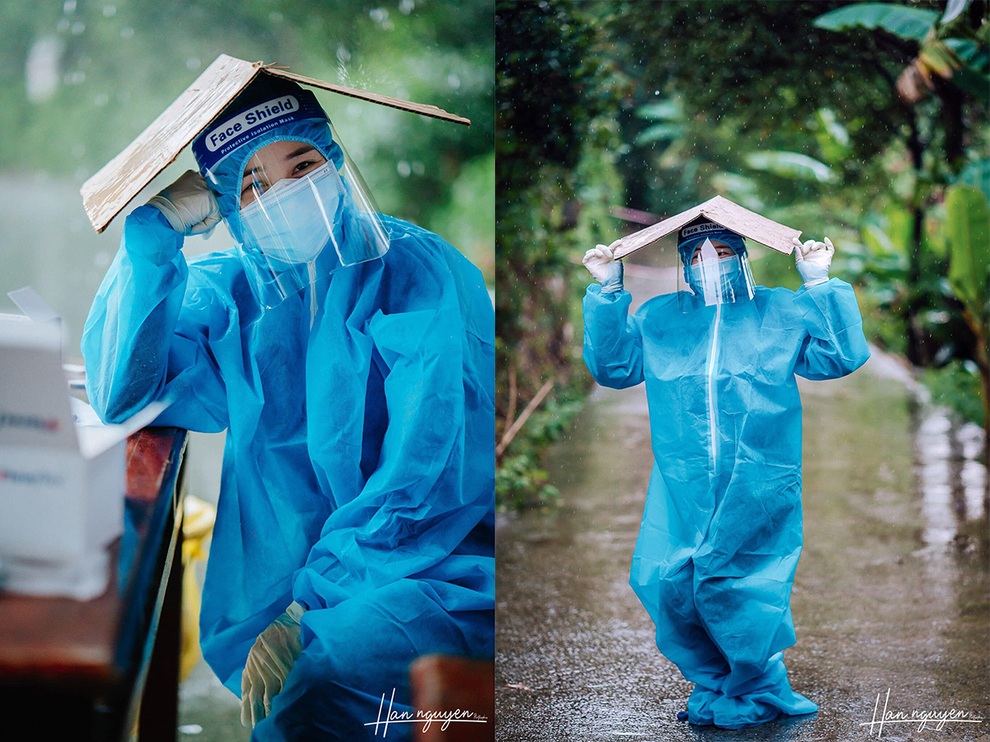 Tan chảy hình ảnh nhảy múa dưới mưa của đôi tình nguyện viên chống dịch - 5 Tan chảy hình ảnh nhảy múa dưới mưa của đôi tình nguyện viên chống dịch - 5