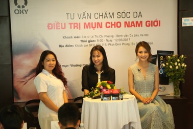 Tư vấn chăm sóc da, điều trị mụn cho nam giới mùa nắng nóng