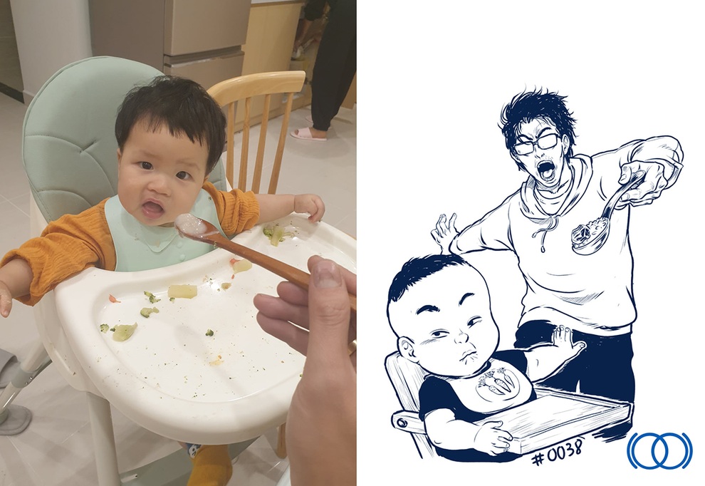 Tan chảy ngắm bộ tranh nhật kí nuôi con của ông bố họa sĩ - 3 Tan chảy ngắm bộ tranh nhật kí nuôi con của ông bố họa sĩ - 3