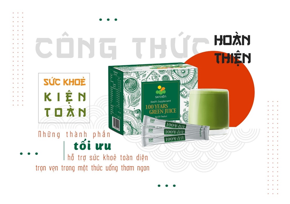 Cuộc sống 100 tuổi của người Nhật với thức uống xanh của Satoen - 4 Cuộc sống 100 tuổi của người Nhật với thức uống xanh của Satoen - 4