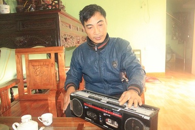 Chiếc đài liệt sĩ Gạc Ma gửi mẹ