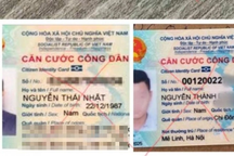 Cảnh báo trò dùng căn cước công dân giả mở tài khoản ngân hàng