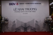 BIDV khai trương Phòng Giao dịch 5 sao