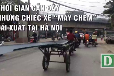 “Máy chém” tiếp tục hoành hành trên đường phố Hà Nội