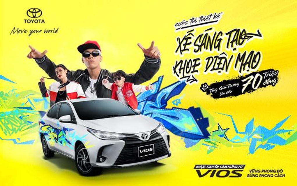 Cuộc thi thiết kế decal xe Toyota Vios với tổng giải thưởng đến 70 triệu đồng - 1 Cuộc thi thiết kế decal xe Toyota Vios với tổng giải thưởng đến 70 triệu đồng - 1