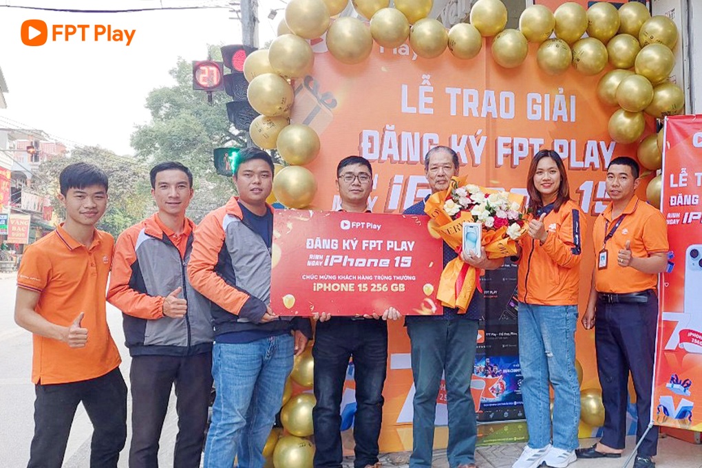 FPT Play trao thưởng 7 iPhone 15 trị giá 200 triệu đồng cho khách hàng - 4 FPT Play trao thưởng 7 iPhone 15 trị giá 200 triệu đồng cho khách hàng - 4