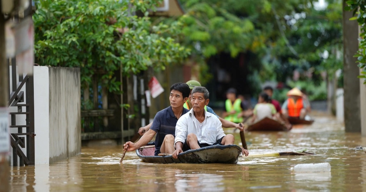 Những khung cảnh lịch sử giữa trận lụt lớn nhất 23 năm qua ở Thái Nguyên - 3