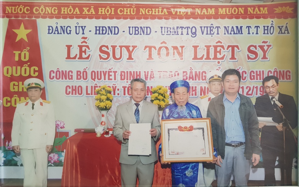 Hơn 70 năm sau ngày hy sinh, cống hiến của chú tôi đã được ghi nhận... - 1 Hơn 70 năm sau ngày hy sinh, cống hiến của chú tôi đã được ghi nhận... - 1