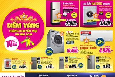 Khai trương đúng Ngày vàng tháng khuyến mại 2018, MediaMart ưu đãi khủng