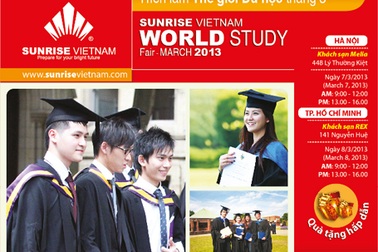 Triển lãm Thế giới du học tháng 3 - Nhiều thông tin, học bổng, quà tặng
