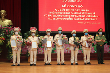 Sáp nhập 2 trường Công an nhân dân