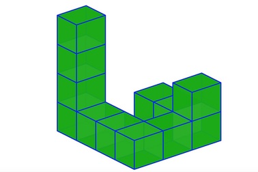 Toán tương tác: Đáp án bài toán hình lập phương "giấu mặt"