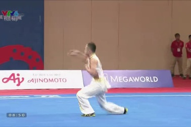 Phạm Quốc Khánh giành HCV nam quyền, wushu