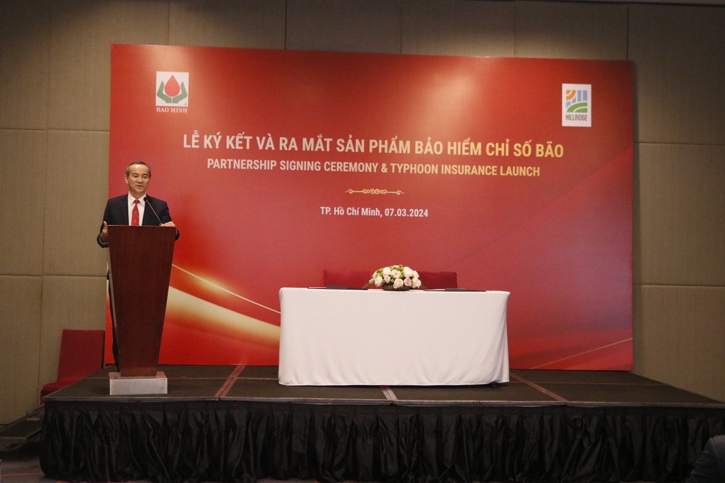 Bảo Minh ra mắt sản phẩm Bảo hiểm Chỉ số Bão hỗ trợ người dùng trong nông nghiệp - 2 Bảo Minh ra mắt sản phẩm Bảo hiểm Chỉ số Bão hỗ trợ người dùng trong nông nghiệp - 2
