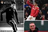 C.Ronaldo báo tin cực vui cho HLV Rangnick trong ngày ra mắt Man Utd
