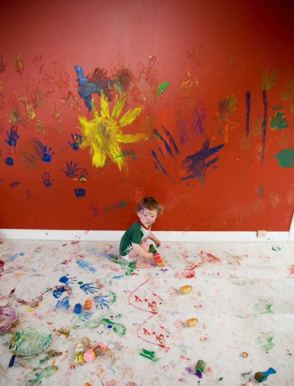 Sơn tường cho nhà có trẻ nhỏ - 1 Sơn tường cho nhà có trẻ nhỏ - 1