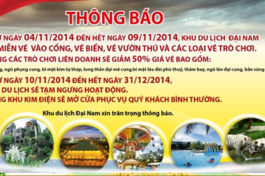 Ông Dũng "lò vôi" chính thức đóng cửa khu du lịch Đại Nam