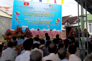 Khánh thành trạm y tế do Bộ tư lệnh Thái Bình Dương Hoa Kỳ tài trợ