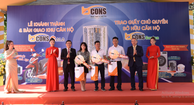 Lễ khánh thành, bàn giao khu căn hộ Bcons Sala cho cư dân.
