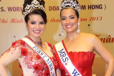 TS Kim Hồng lần thứ hai làm giám khảo cuộc thi Hoa hậu Quý bà Mỹ