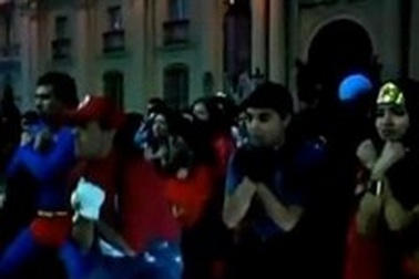 Cuộc biểu tình của các “siêu anh hùng” truyện tranh