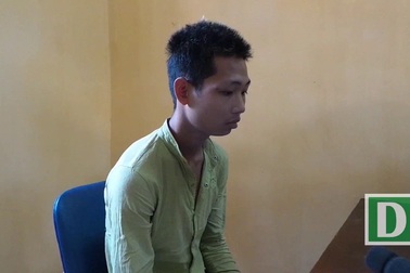 Hoàng Văn Trung khai nhận về vụ trộm ở chùa Mộ Lao (quận Hà Đông, Hà Nội).