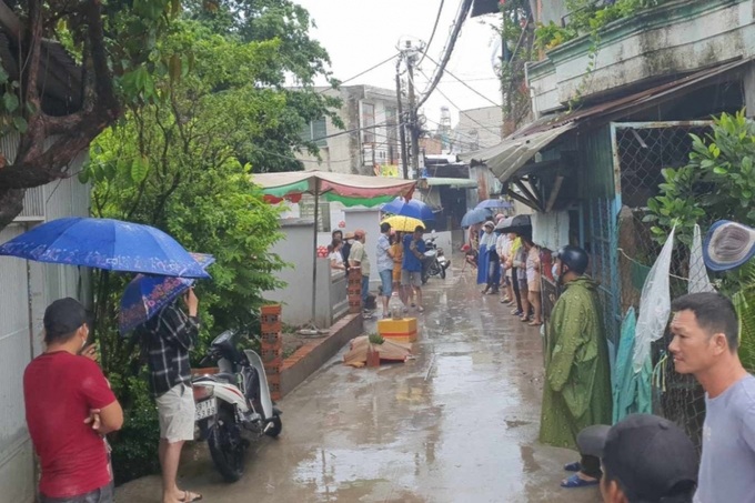 Nơi phát hiện nam thanh thiếu niên gục chết trên đường hẻm ở TP.HCM.