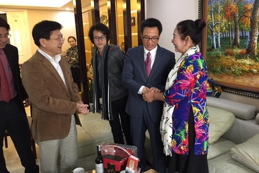 Phó Thủ tướng Vũ Đức Đam chúc Tết gia đình NSƯT Thanh Loan