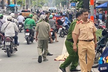 Người phụ nữ thiệt mạng khi tông vào xe xích lô chở nhiều thanh sắt ở TPHCM