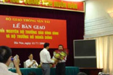 Tân Bộ trưởng Giao thông vận tải nhậm chức 