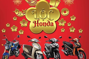 Đón "lộc Tết" cùng Honda Việt Nam