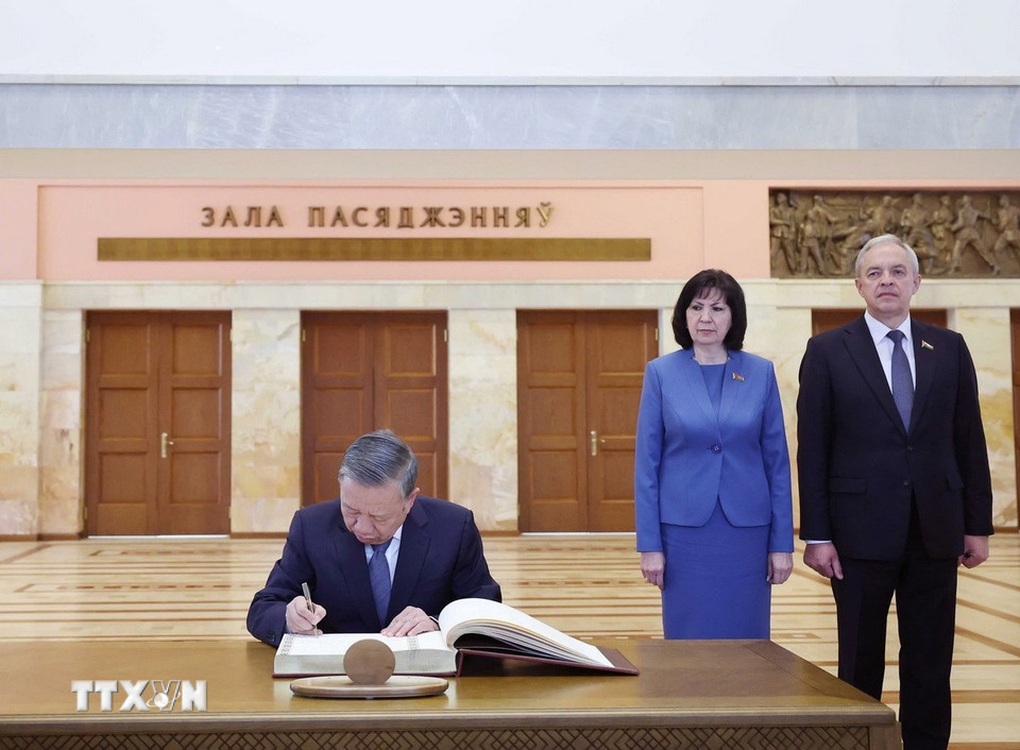 Tổng Bí thư Tô Lâm hội kiến Chủ tịch Thượng viện và Chủ tịch Hạ viện Belarus - 3 Tổng Bí thư Tô Lâm hội kiến Chủ tịch Thượng viện và Chủ tịch Hạ viện Belarus - 3