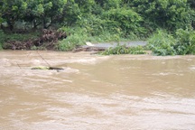 Nước lớn cuốn sập cầu, hơn 500 hộ dân bị cô lập