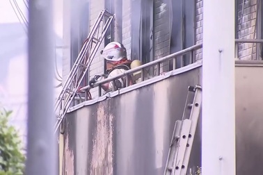 Xưởng phim hoạt hình bốc cháy ngùn ngụt tại Nhật Bản