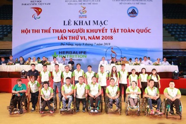 Hơn 1000 vận động viên tranh tài quyết liệt tại hội thi thể thao người khuyết tật toàn quốc 6