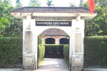 Nhà lưu niệm cụ Huỳnh Thúc Kháng ở miền trung du Quảng Nam