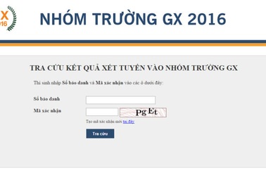 Tra cứu kết quả xét tuyển vào 12 trường đại học thuộc nhóm GX