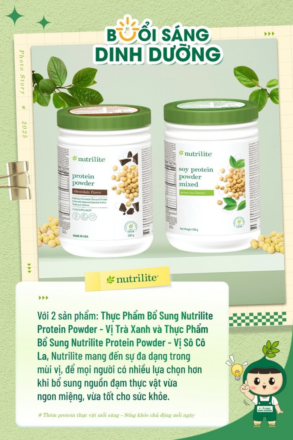 Thêm đạm thực vật mỗi sáng - Sống khỏe chủ động mỗi ngày - 3