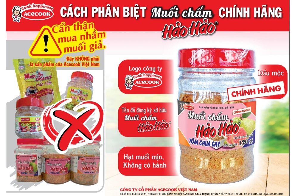 Muối chấm Hảo Hảo bài trừ hàng giả! - 1 Muối chấm Hảo Hảo bài trừ hàng giả! - 1