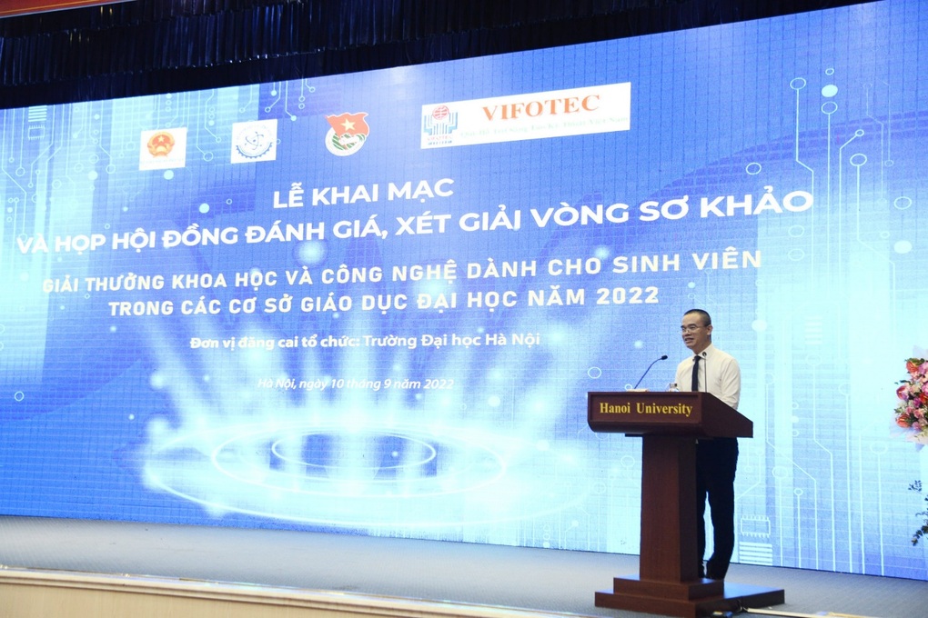 416 đề tài tham gia Giải thưởng Khoa học và Công nghệ dành cho sinh viên - 3 416 đề tài tham gia Giải thưởng Khoa học và Công nghệ dành cho sinh viên - 3