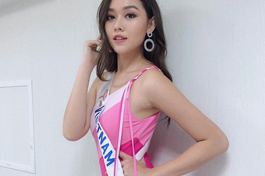 Á hậu Tường San khoe dáng nóng bỏng trước ngày thi bikini