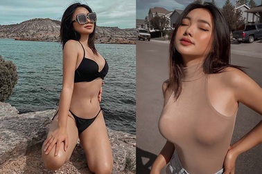 Nữ sinh Việt tại Mỹ 18 tuổi gợi cảm “hút hồn”, nhiều nét giống Châu Bùi