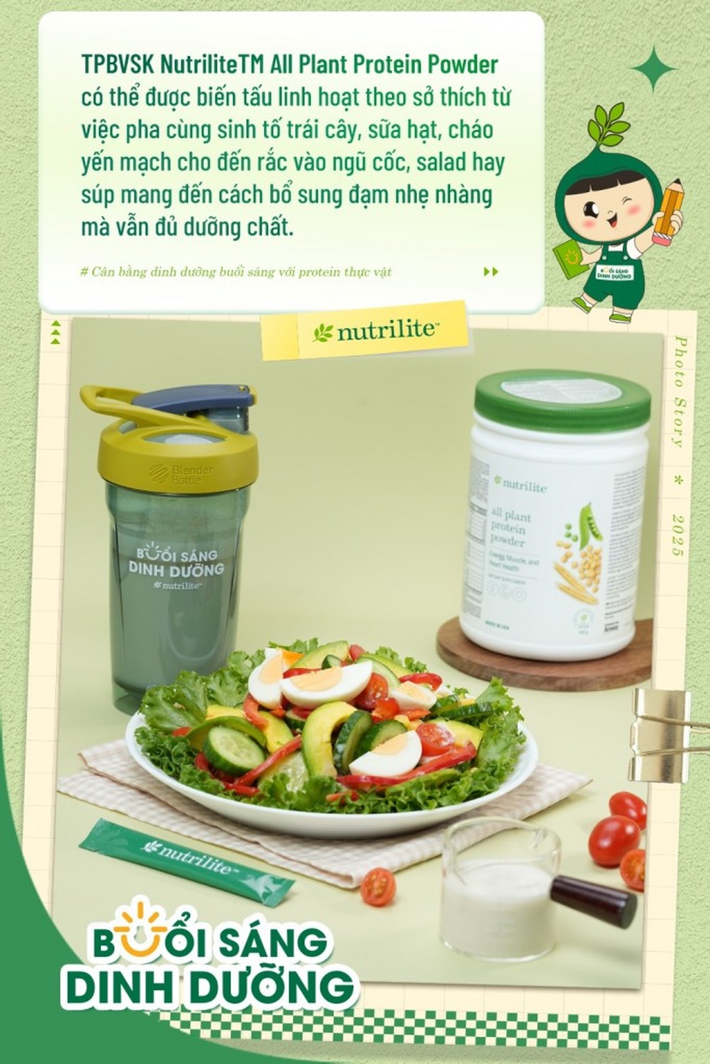 Thêm đạm thực vật mỗi sáng - Sống khỏe chủ động mỗi ngày - 2